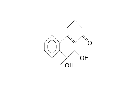 9c,10R-Dihydroxy-9T-methyl-3,4,9,10-tetrahydro-phenanthren-1(2H)-one