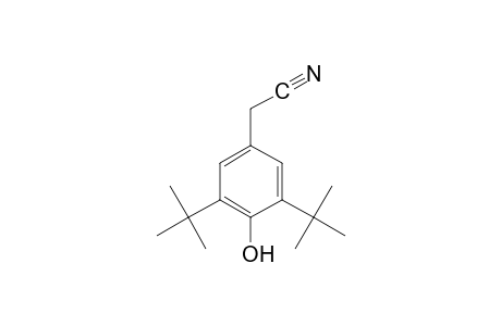 3,5-Di-tert-butyl-4-hydroxyphenylacetonitrile