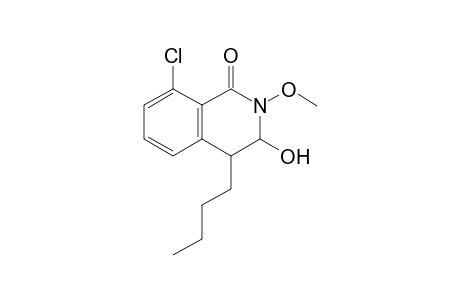 4-Butyl-8-chloro-3-hydroxy-2-methoxy-3,4-dihydroisoquinolin-1(2H)-one