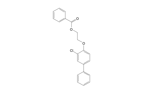 2-[(3-chloro-4-biphenylyl)oxy]ethanol, benzoate
