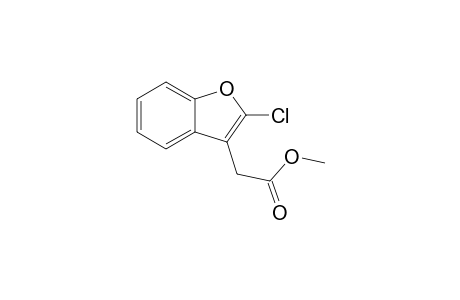 2-(2-chlorobenzofuran-3-yl)acetic acid methyl ester