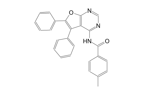 N-(5,6-diphenylfuro[2,3-d]pyrimidin-4-yl)-4-methylbenzamide