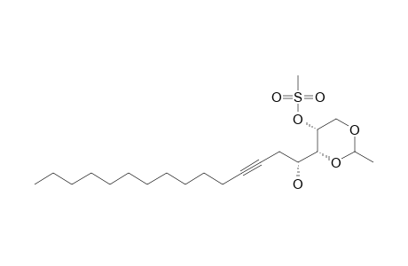 (2R,3R,4R)-2-o-Methylsulfonyl-1,3-o-ethylideneoctadeca-6-yne-1,2,3,4-tetraol