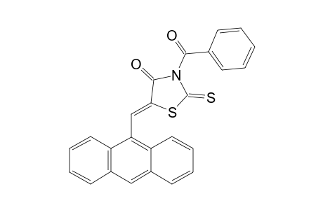(5Z)-5-(9-anthracenylmethylidene)-3-benzoyl-2-sulfanylidene-4-thiazolidinone