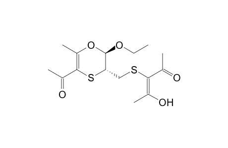 (E)-3-[[(2R,3R)-5-acetyl-2-ethoxy-6-methyl-2,3-dihydro-1,4-oxathiin-3-yl]methylsulfanyl]-4-hydroxy-pent-3-en-2-one