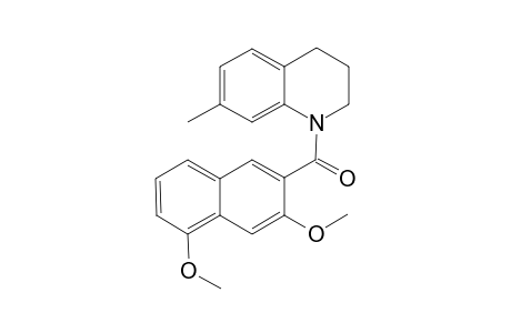 (3,5-Dimethoxynaphthalen-2-yl)(7-methyl-3,4-dihydro-2H-quinolin-1-yl)methanone