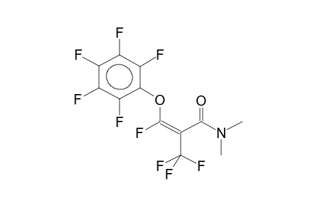 CIS-ALPHA-TRIFLUOROMETHYL-BETA-FLUORO-BETA-PENTAFLUOROPHENOXYACRYLICACID, N,N-DIMETHYLAMIDE