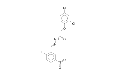 2-(2,4-dichlorophenoxy)-N'-[(E)-(2-fluoro-5-nitrophenyl)methylidene]acetohydrazide