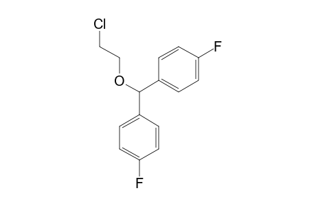 bis(p-fluorophenyl)methyl 2-chloroethyl ether