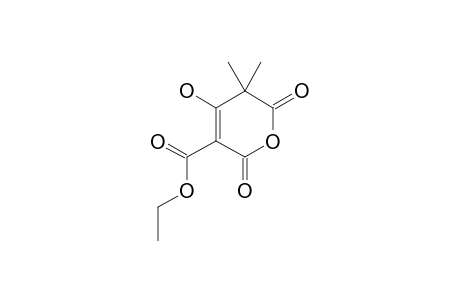 3,6-DIHYDRO-4-HYDROXY-3,3-DIMETHYL-2,6-DIOXO-2H-PYRAN-5-CARBOXYLIC-ACID,ETHYLESTER