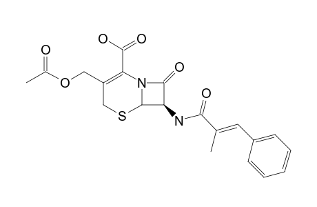 7-BETA-(8-METHYLCINNAMOYL)-AMINO-3-ACETOXYMETHYL-CEPHALOSPORINE