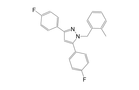 3,5-bis(4-fluorophenyl)-1-(2-methylbenzyl)-1H-pyrazole