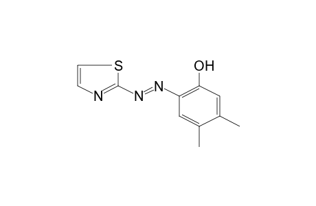 4,5-Dimethyl-2-[(E)-1,3-thiazol-2-yldiazenyl]phenol