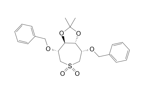 (-)-1,6-Dideoxy-2,5-di-O benzyl-3,4-O-isopropylidene-1,6-thio-D-sorbitol-S,S-dioxide