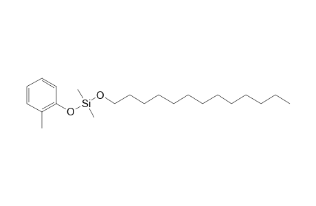 Silane, dimethyl(2-methylphenoxy)tridecyloxy-