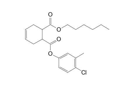 cis-Cyclohex-4-en-1,2-dicarboxylic acid, 4-chloro-3-methylphenyl hexyl ester