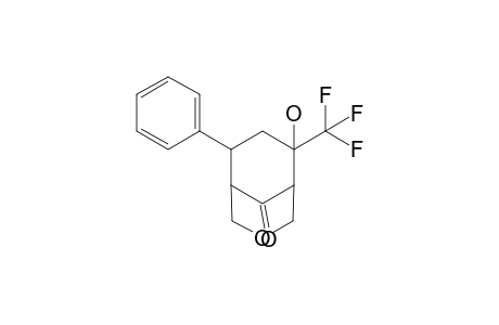 6-Hydroxy-8-phenyl-6-trifluoromethyl-3-oxabicyclo[3.3.1]nonan-9-one