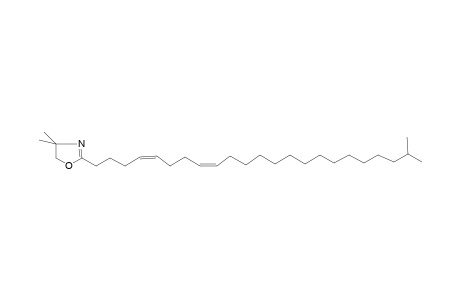 23-Methyl-tetracosa-5,9-dienoic acid, dmox derivative