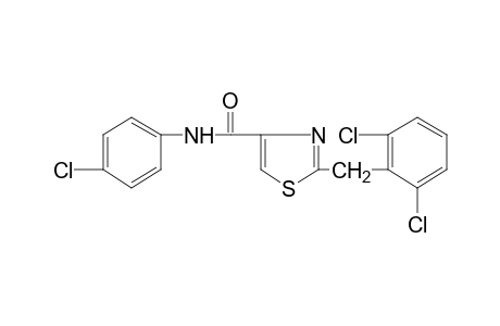 4'-chloro-2-(2,6-dichlorobenzyl)-4-thiazolecarboxanilide