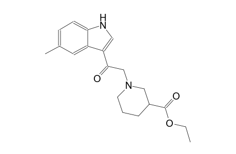 ethyl 1-[2-(5-methyl-1H-indol-3-yl)-2-oxoethyl]-3-piperidinecarboxylate