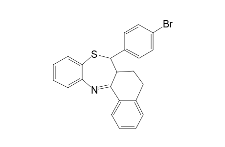 7-(4-Bromophenyl)-5,6,6A,7-tetrahydronaphtho[2,1-C][1,5]benzothiazepine