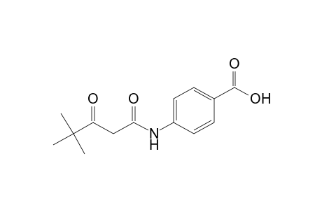 p-(4,4-Dimethyl-3-oxovaleramido)benzoic acid