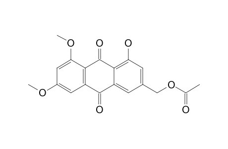 (4-Hydroxy-5,7-dimethoxy-9,10-dioxo-2-anthryl)methyl acetate