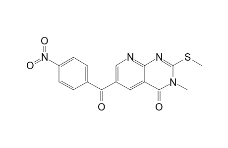 3-Methyl-2-(methylthio)-6-(4-nitrobenzoyl)pyrido[2,3-d]pyrimidin-4-one