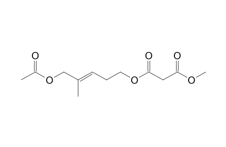 1-Acetoxy-5-(3'-methoxy-3'-oxopropionyloxy)-2-methyl-2-pentene