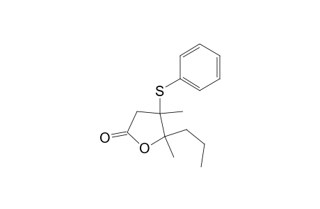 4,5-Dimethyl-4-phenylthio-5-propyl-4,5-dihydrofuran-2(3H)-one