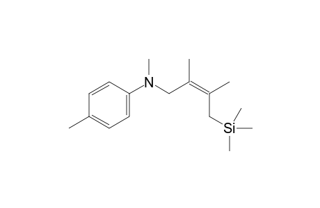 N-[(Z)-2,3-dimethyl-4-trimethylsilyl-but-2-enyl]-N,4-dimethyl-aniline