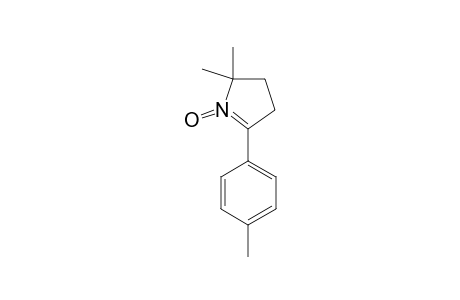 5,5-DIMETHYL-2-(4'-METHYLPHENYL)-PYRROLINE-N-OXIDE;3,4-DIHYDRO-2,2-DIMETHYL-5-(4'-METHYLPHENYL)-2H-PYRROLE-1-OXIDE