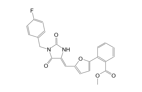methyl 2-(5-{(Z)-[1-(4-fluorobenzyl)-2,5-dioxo-4-imidazolidinylidene]methyl}-2-furyl)benzoate