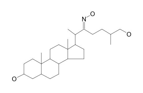 Cholestan-3,26-diol-22-oxime