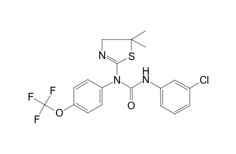 urea, N'-(3-chlorophenyl)-N-(4,5-dihydro-5,5-dimethyl-2-thiazolyl)-N-[4-(trifluoromethoxy)phenyl]-