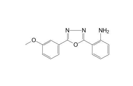 2-(o-aminophenyl)-5-(m-methoxyphenyl)-1,3,4-oxadiazole