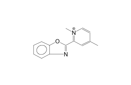 2-(1,4-DIMETHYLPYRIDINIO-2-YL)BENZOXAZOLE CATION