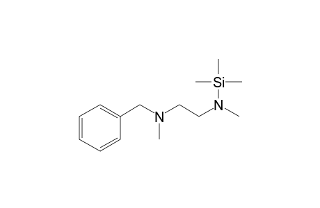 1,2-Ethanediamine, N1,N2-dimethyl-N1-(phenylmethyl)-, tms