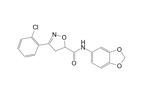 5-isoxazolecarboxamide, N-(1,3-benzodioxol-5-yl)-3-(2-chlorophenyl)-4,5-dihydro-