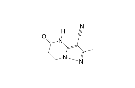 2-methyl-5-oxo-4,5,6,7-tetrahydropyrazolo[1,5-a]pyrimidine-3-carbonitrile