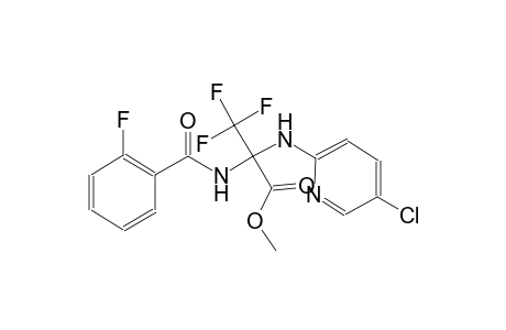 alanine, N-(5-chloro-2-pyridinyl)-3,3,3-trifluoro-2-[(2-fluorobenzoyl)amino]-, methyl ester