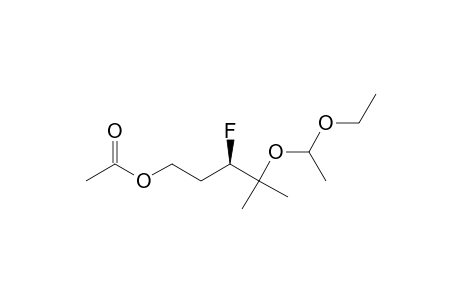 (R)-4-(1-ethoxyethoxy)-3-fluoro-4-methyl-1-pentanol acetate