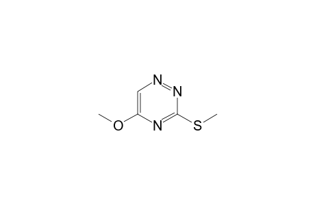 5-Methoxy-3-(methylthio)-1,2,4-triazine