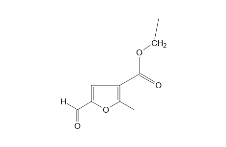 5-formyl-2-methyl-3-furoic acid, ethyl ester