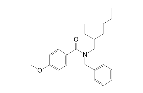 Benzamide, 4-methoxy-N-benzyl-N-(2-ethylhexyl)-