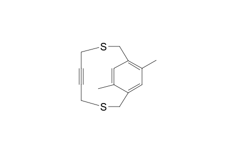 (+-)-10,13-Dimethyl-2,7-dithia[8]paracyclophan-4-yne