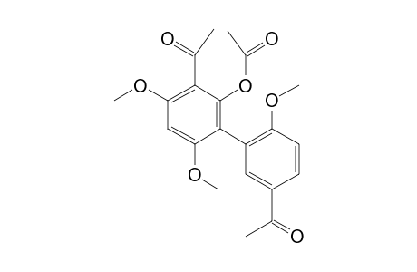 3,5'-Diacetyl-2',4,6-trimethoxy-2-biphenylyl acetate