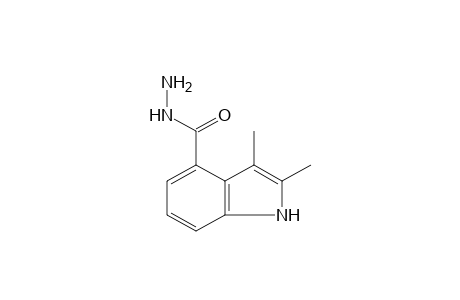 2,3-dimethylindole-4-carboxylic acid, hydrazide