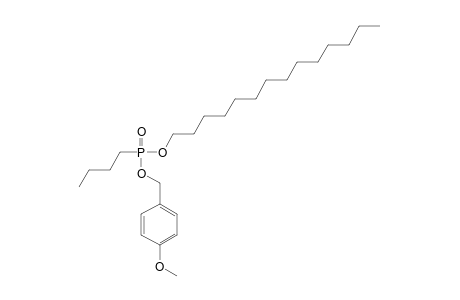 Butylphosphonic acid, 4-methoxybenzyl tetradecyl ester