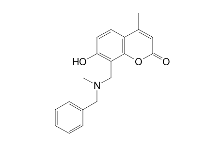 8-[(benzylmethylamino)methyl]-7-hydroxy-4-methylcoumarin